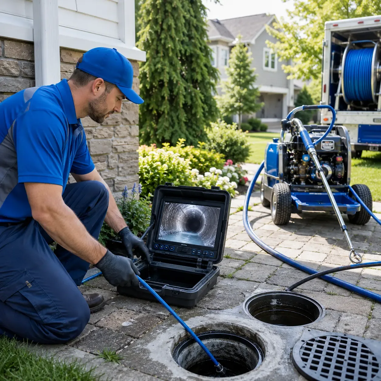 Outdoor drain cleaning professionals serving Enterprise, WV